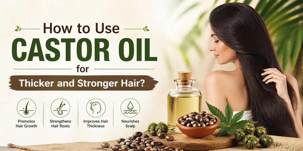 How to Use Castor Oil for Thicker and Stronger Hair?